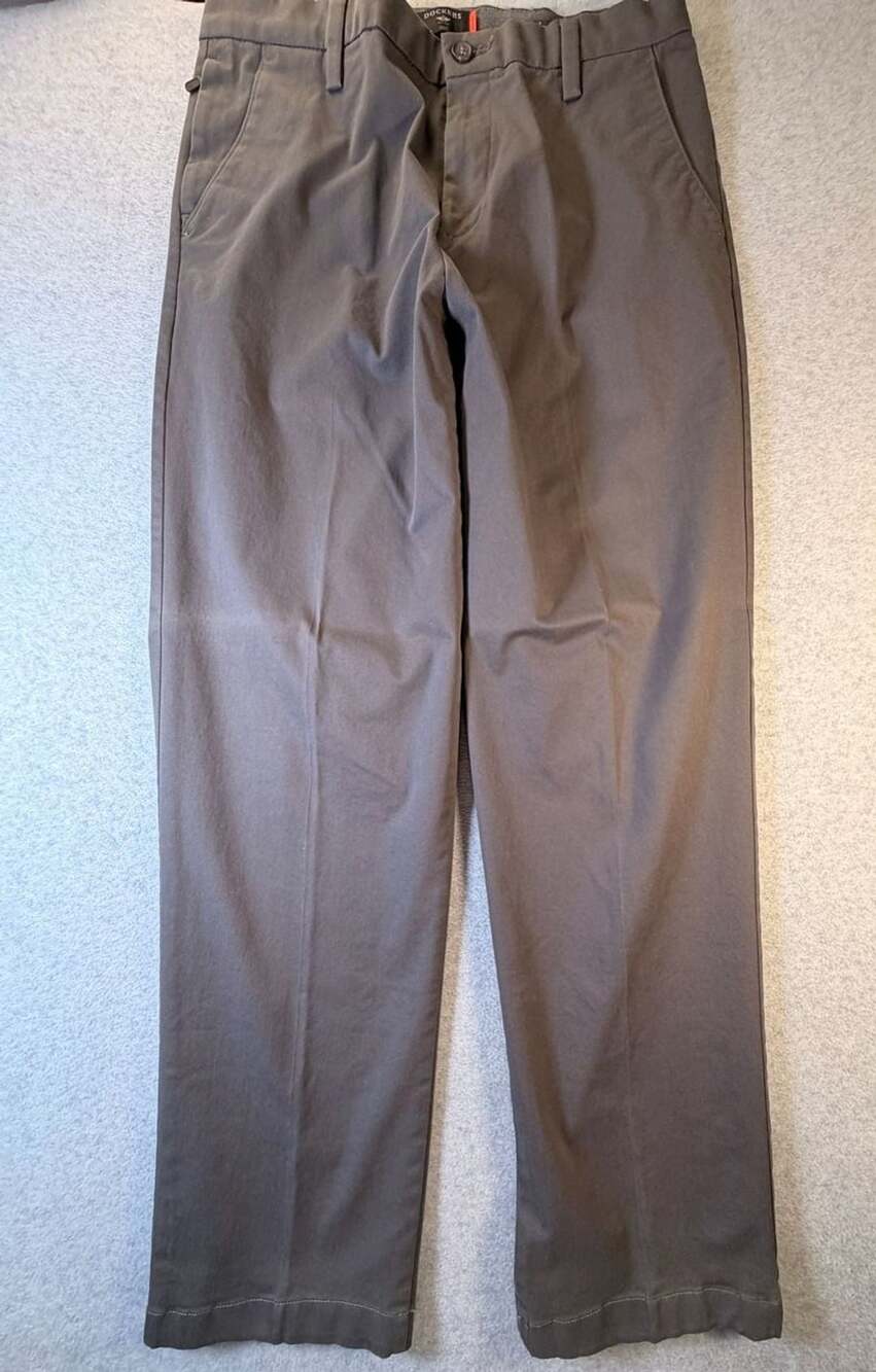 Dockers Classic Chino Pants Size 34 Brown Smart 360 Flex